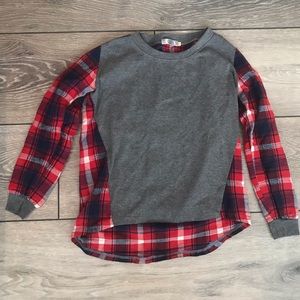 Plaid Softball Tee